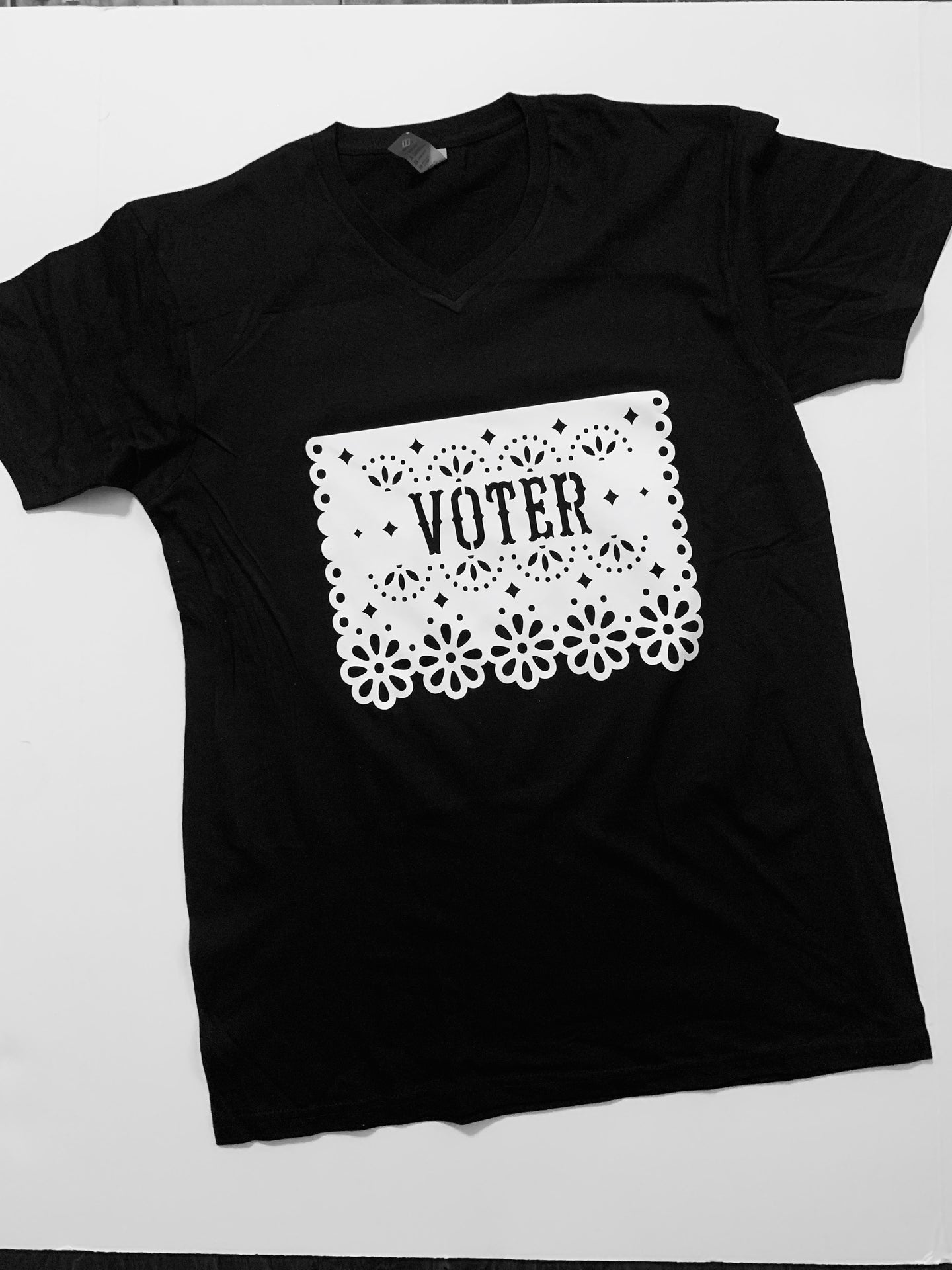 Hey Chica! Papel Picado Voter Shirt