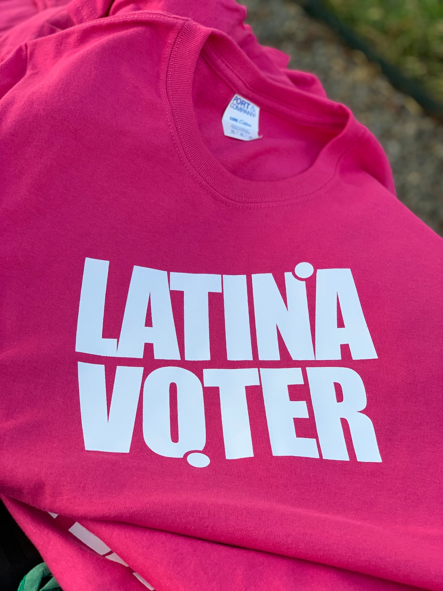 PINK Latina Voter Shirt- Crew Neck